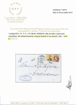 1863 Lettre au 2è échelon pour Amsterdam avec 80c