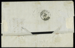 N° 23 +24 (x2) obl. Ancre sur lettre 4 ports de Marseille