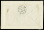 N° 24 80c rose obl. GC 1175 sur lettre de Courbevoie