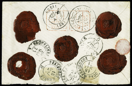 N° 30 +43 sur lettre chargée de Najac (Aveyron) 18