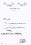 n° 48 sur lettre avec cachet provisoire de Beaucaire