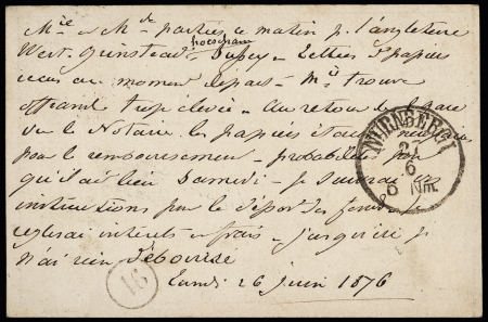 BAVIERE n° 53+54 sur carte postale précurseur de