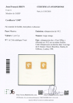 N° 1 et 2, Réimpression de 1912 des Post Office sur