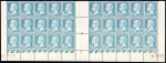 N° 181 1F50 Pasteur, bloc de 30 timbres bas de feuile
