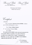Pli confié du DAGUERRE avec mention manuscrite "aux