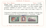 PA N° 50 Triptyque surchargé SERVICI DI STATO, neuf