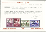Poste aérienne N° 18 à 21, surcharge noire, neuf,