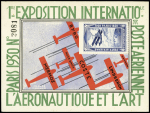 N° 6c 1F50 outremer perforé EIPA 30 et vignette de