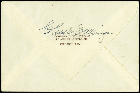 N° 3 10F sur 90c rouge Berthelot obl. New-York au