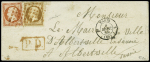 N° 13A+16 oblitérés par un losange de 36 points