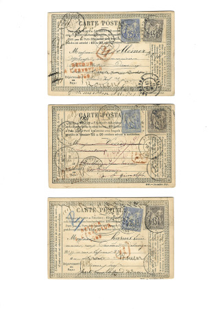 Idem mais 5 cartes postales précurseurs recommandé