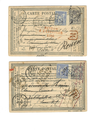 Idem mais 5 cartes postales précurseurs recommandé
