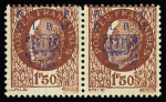 DECAZEVILLE N°4 et 6 type I et II se-tenant en paire,