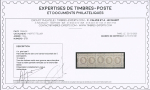 N° 27B 4c gris Type II TETE-BECHE au milieu d'une