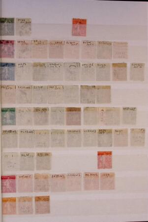 1876-1956 Collection de 1250 PERFORES détachés et