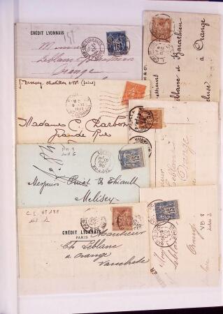 1876-1956 Collection de 1250 PERFORES détachés et