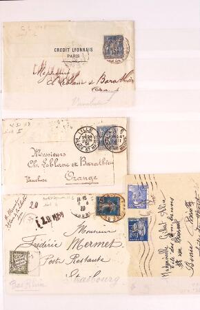 1876-1956 Collection de 1250 PERFORES détachés et