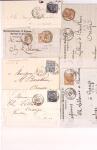 1876-1956 Collection de 1250 PERFORES détachés et