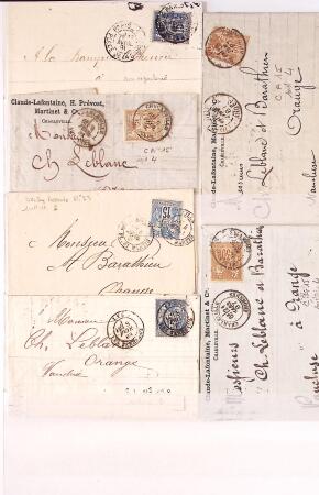 1876-1956 Collection de 1250 PERFORES détachés et