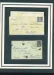 1887-1925 Joli lot de 20 enveloppes VALENTINE sur pages