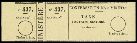 1883 Timbre Téléphone N°1