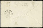 N° 46Ae Rarissime 20c outremer (nuance vive) sur lettre