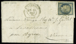 Lettre avec texte daté de Paris 18 mai 1871 avec papillon