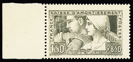 N° 252, essai de couleur avec BDF. TB
