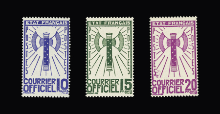 N° 1à 15 Série Francisque complète, TTB, R. Signé