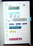 1872-2011 Un albume de stock avec beaucoup de timbres