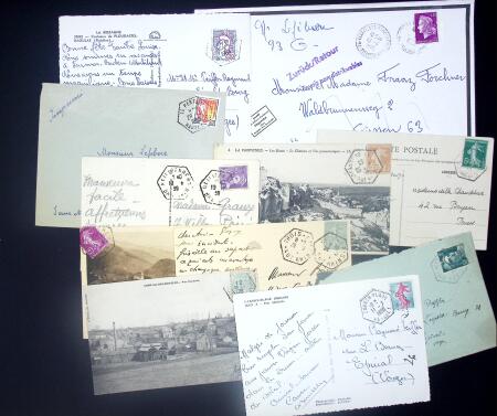 1900-1990 un ensemble de lettres avec toutes des particularitées