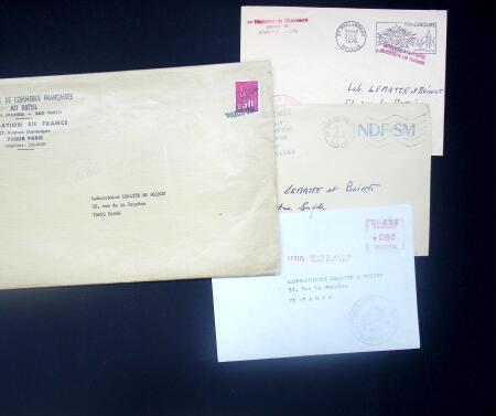 1900-1990 un ensemble de lettres avec toutes des particularitées