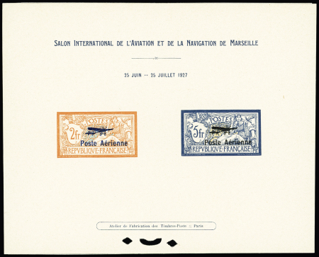 N° 1 et 2 en épreuve collective, avec son rabat,