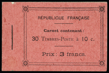 N° 138-C8 Carnet de 30 timbres sur papiers mélangés,