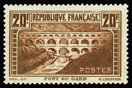 N°262c 20f. chaudron Type IIA, bonne fraicheur. TTB.