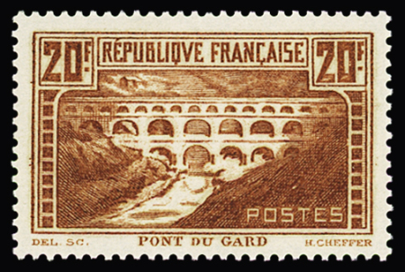N°262b 20f. chaudron clair (rivière blanche), Type