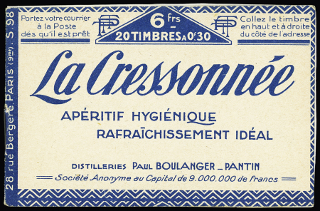 N° 192-CA4 Carnet C5 surchargé SPECIMEN série 98,