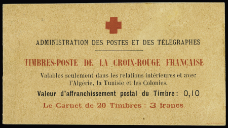 N° 147-C1 Carnet Croix-Rouge, TB, R