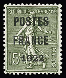 N° 31 15c vert-olive, TTB, R. Signé A.Brun, JF.Brun