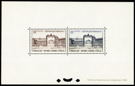 N°  939 et 988 Château de Versailles, TTB, R, tirage