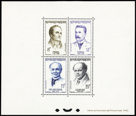 N°  1142 à 1145 Grands médecins, TTB, R
