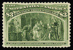 The complete Columbus set of 16 values, mint, very