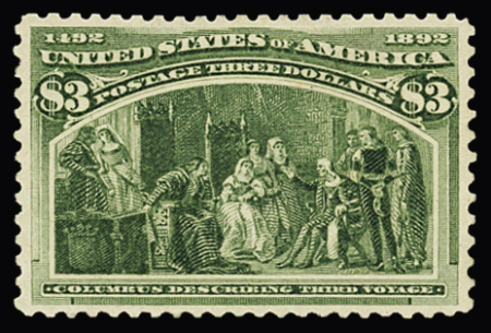 The complete Columbus set of 16 values, mint, very
