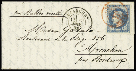 N° 37 OBL CAD rouge "Paris (SC)" (14 nov 70), à côté