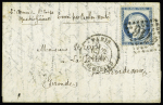 N° 37 OBL GC 4116 + CAD "Paris Vaugirard" (2 janv