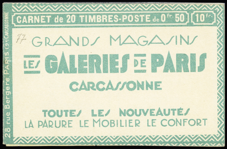 Lot de 3 carnets : N°199-C 3 (S134 couv A la toile