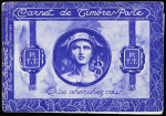 N° 199-C 12 AM couverture bleue tête de Mercure,