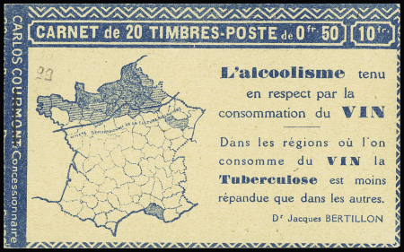Lot de 4 carnets : n°199-C 30 (S155 N couverture Soieries