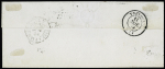 N° 14 (ld) obl. losange CDS sur lettre du Camp de