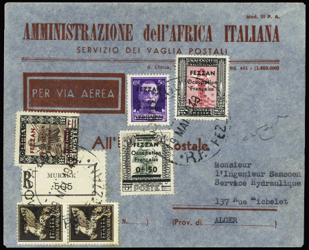 Lettre de colonie Fezzan, envoyée par Sebha le 30